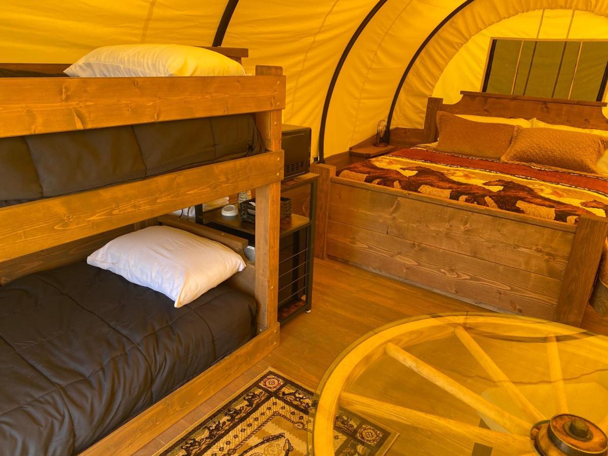 Smoky Hollow Outdoor Resort Covered Wagon سيفيرفيل المظهر الخارجي الصورة