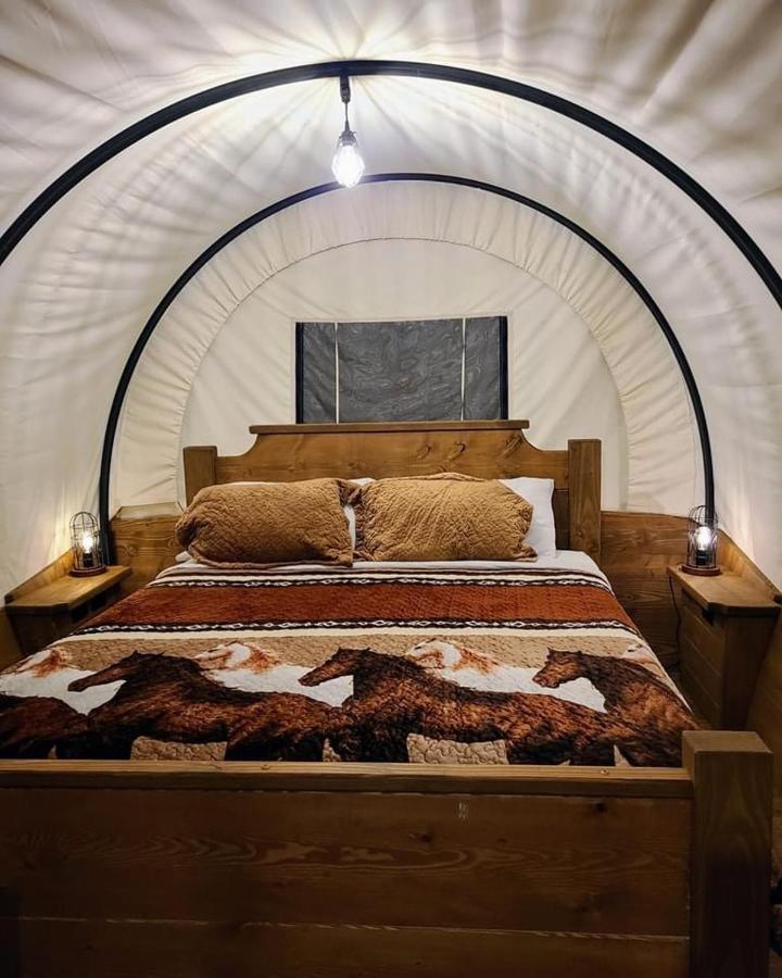 Smoky Hollow Outdoor Resort Covered Wagon سيفيرفيل المظهر الخارجي الصورة